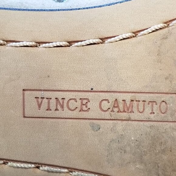 Vince Camuto Studded Suede Ballet Flats Shoe 8.5 Earl Gray True Suede - Picture 10 of 12